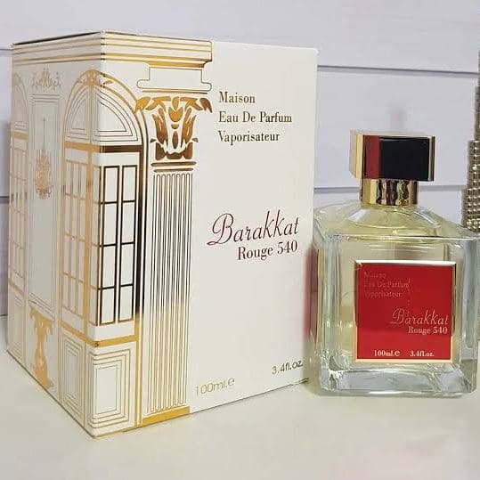 BARAKKAT ROUGE 540 100ML BY FRAGRANCE WORLD - Tega Scents